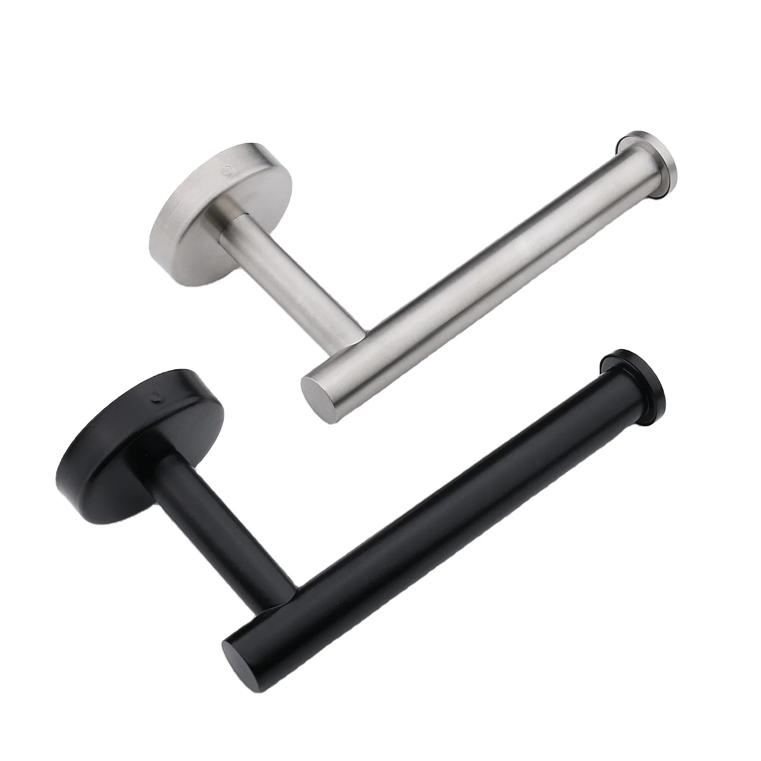 304 stainless steel paper towel rack, bathroom wall mounted roll paper rack, bathroom non perforated door hooks paper rack