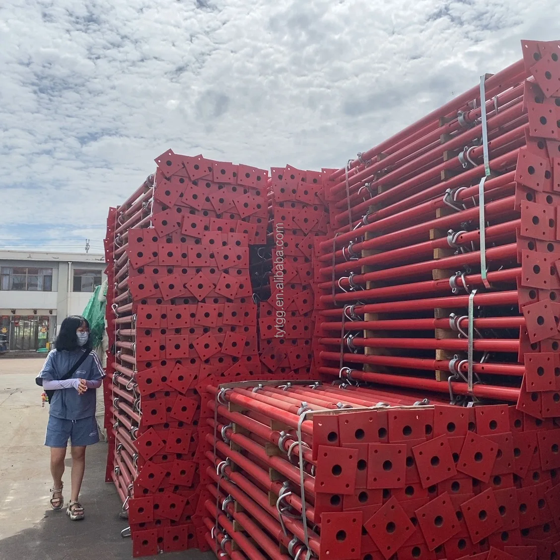 shoring scaffolding steel props for construction duty powder coating scaffold steel shoring prop formwork support