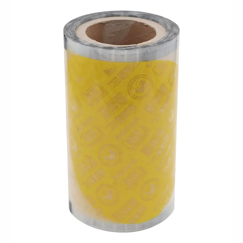 Custom Print Plastic Film Laminated Heat Seal Flexible Food Packaging Material Clear Roll Film Food Grade Packaging