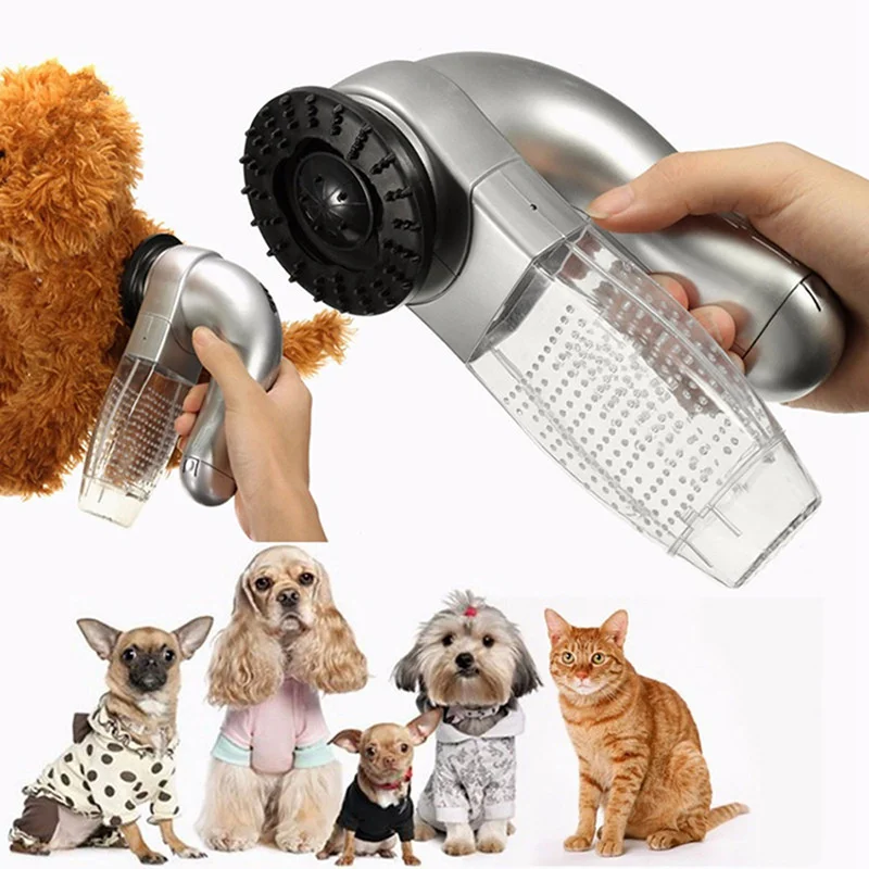 vacuum cleaners pet hair vacuum cleaner Dog Hair Remover Shedding Tool Puppy Electric Hair Shedding Grooming Brush Pet Cat Comb