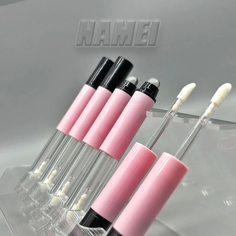 Custom Logo Liquid lipstick private label lip balm container custom lip gloss tubes Wholesales With Silicone lip brush