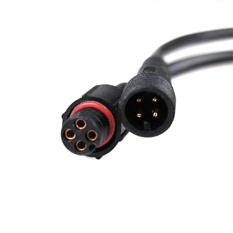 Customizable waterproof electrical cable 2 3 4 5 6 7 9 Pin IP68 M12 LED Waterproof Cable