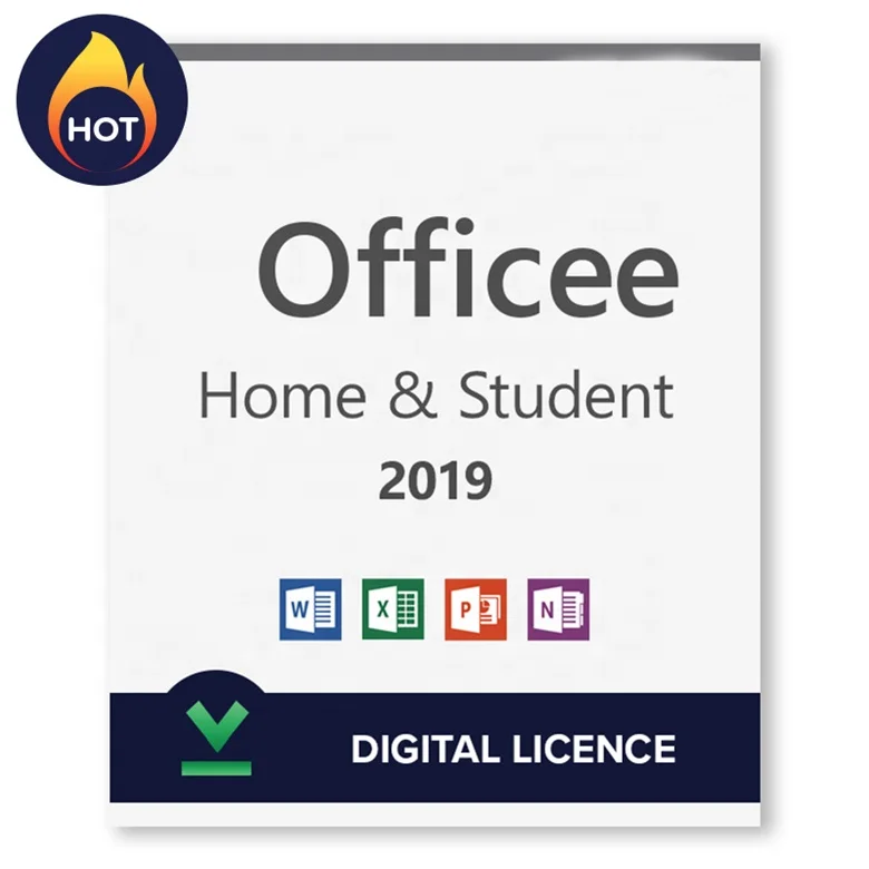 Multilingual version officee 2019 HS key officee 2019 Home and Student license 100% activation online