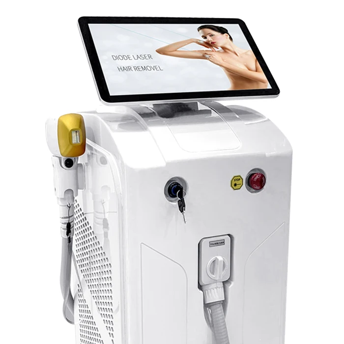 Diode laser triple diode 808nm hair removal machine three wavelength diode laser 755 808 1064 hair removal