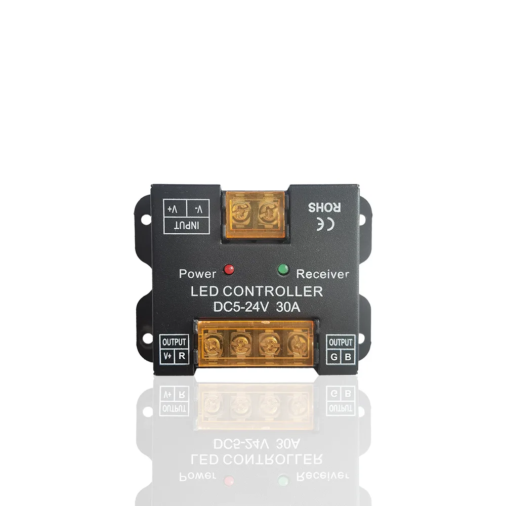 Weicao 6Key RF RGB Touch Controller 30A LED Wireless Dimmer Remote PWM 10A/CH Neon Color Strip Light