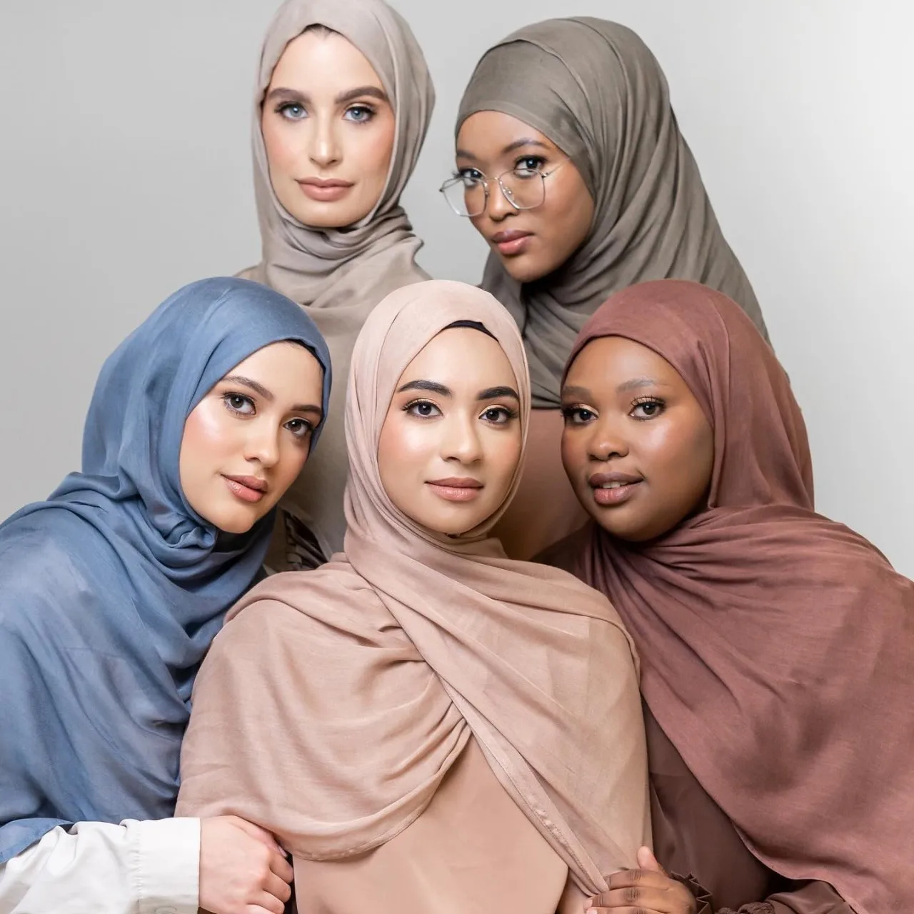Solid Color Muslim Hijab Veil 2024 Cotton Turban 170 Small Size Monochrome Wide Border Thin Modal Breathable Trendy Hijab