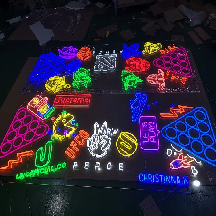 China World Illuminate Channel Customized Led Flex Sign Neon Letter Light Factory