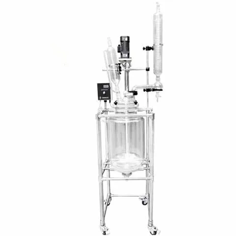 CHINCAN SF-1L 2L 3L 5L Mini Double Wall Jacketed Glass Reactor