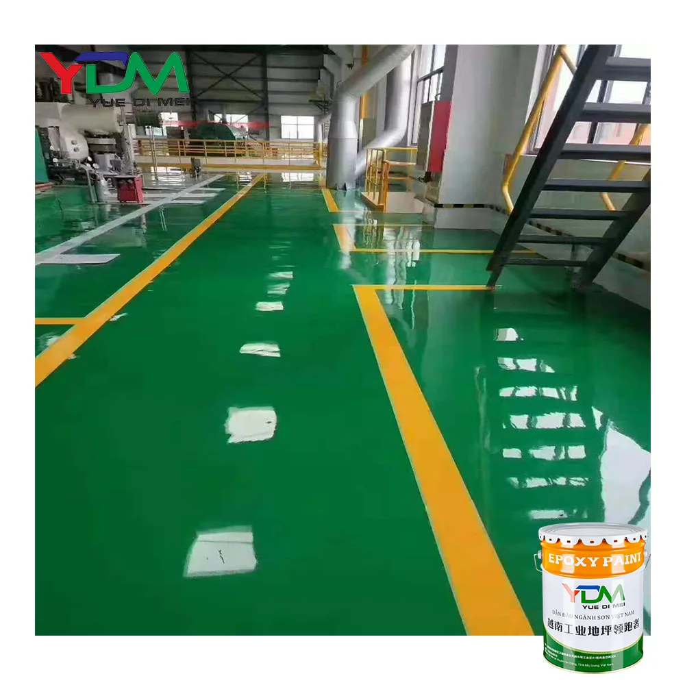 Industrial Use Self-Leveling Epoxy Resin Floor Paint Liquid Primer Concrete Flooring Road Marking Paint