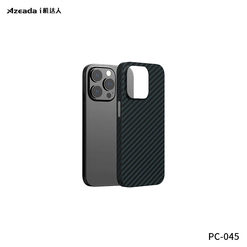 PRODA/AZEADA Super Slim Carbon Fiber Case for iPhone 14 13 12 11 Ultra Thin Protective Mobile Phone Cover