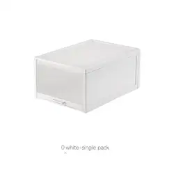 Drawer-type transparent household plastic folding dustproof shoe box with drawer high quality  type shoe box  sliding