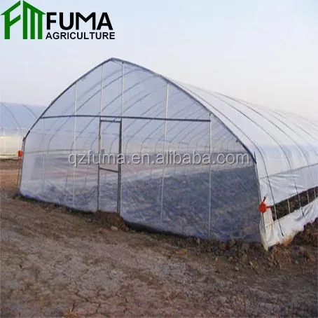 FM Prefab Poly Tunnel Plastic Mushroom Green House Used Net Greenhouse Equipment Accessories Parts For Sale