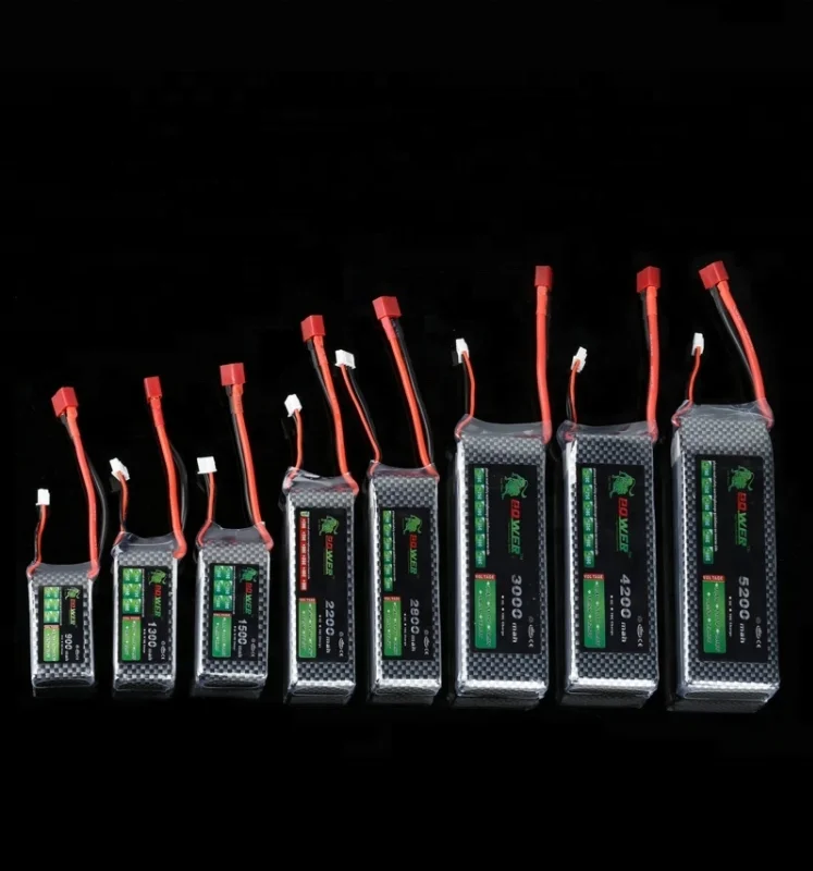 30C 11.1V RC Batteries 11.1V  4400mAh Rechargeable Li-Polymer Battery