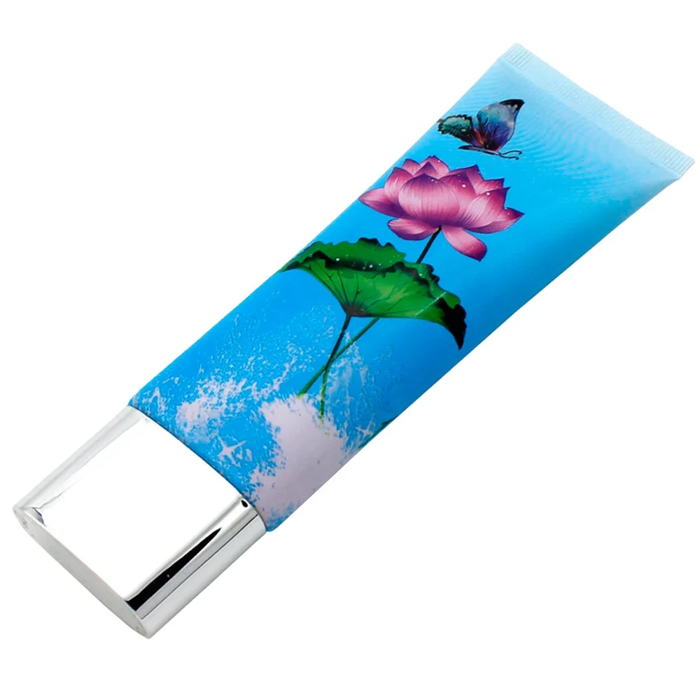 
Hot sale empty soft squeezable oval shape BB cream foundation concealer cosmetic plastic aluminum laminated abl tube 