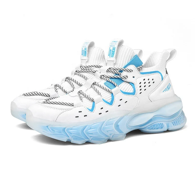 
James New Arrival Amazon Leather Air Lightweight Non-Slip Yeezy Athletic Sock Flying Daddy Walking Shoes Running Sneaker For Men 