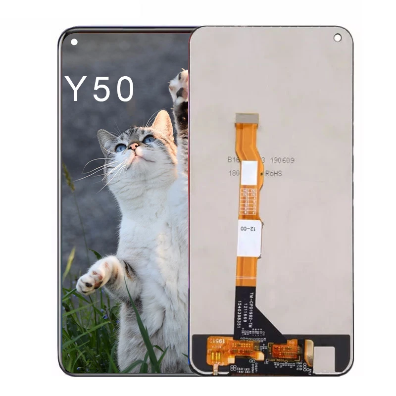 Горячая Распродажа, ЖК-дисплеи для мобильных телефонов VIVO Y50, ЖК-дигитайзер, сенсорный экран, ЖК-дисплей для сотового телефона