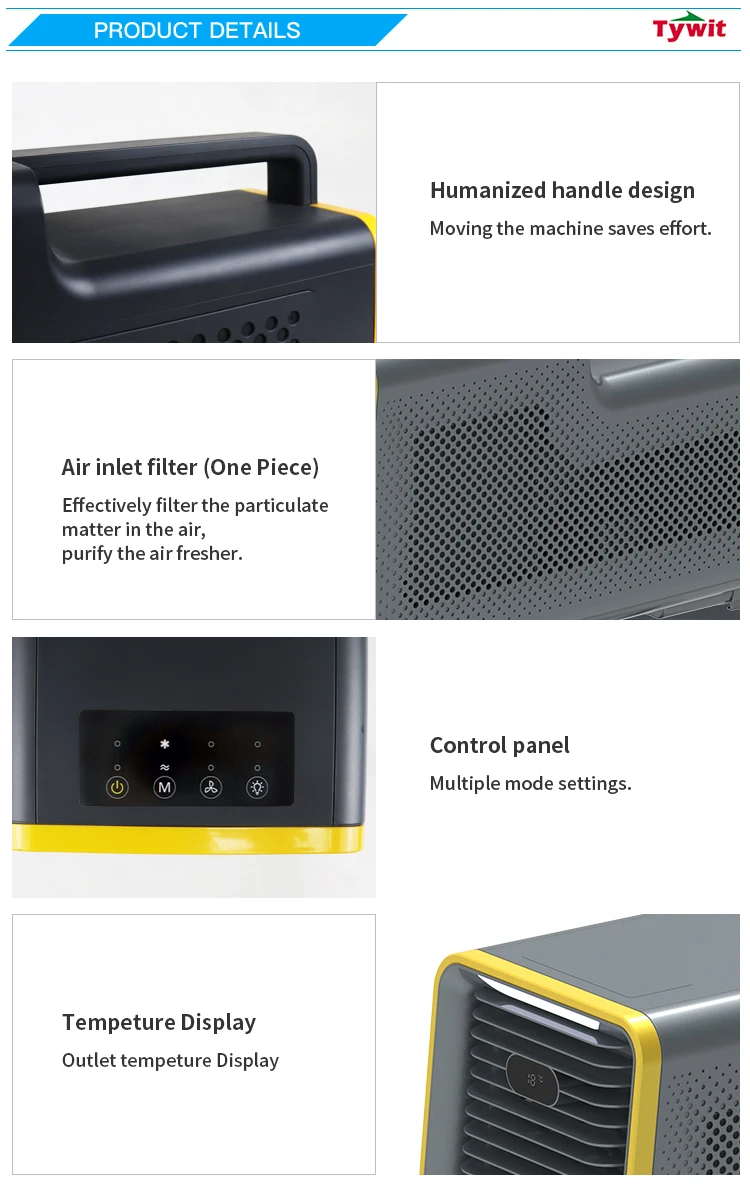 Top sale mini portable air conditioner DC 24V for outdoor