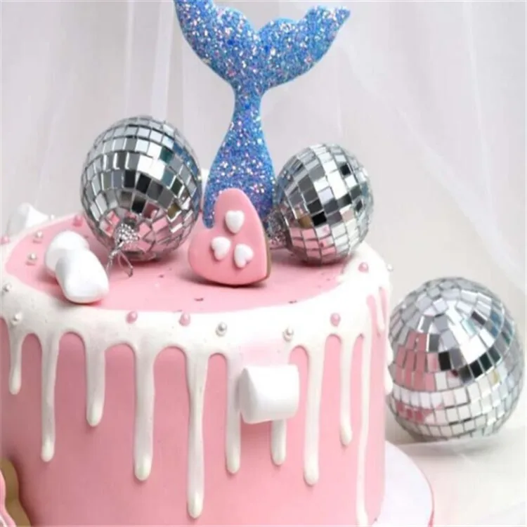  Light For Christmas Party Disco DJ Mirror Reflection Glass Ball Reflective