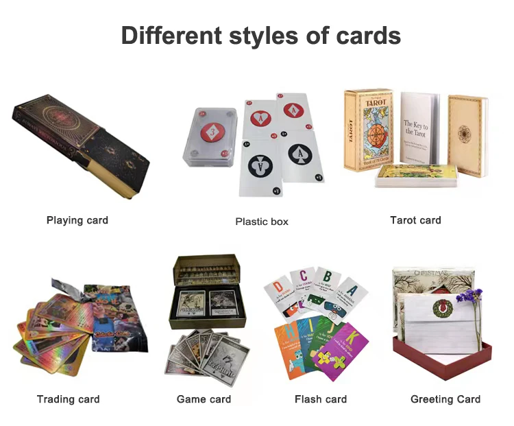 FREE SAMPLE Wholesale Custom Cards Game Tarot Cards Deck Set Printing PVC Oracle Tarot Cards