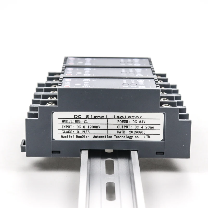 HDH dc 24v analog signal converter 75mv 420ma