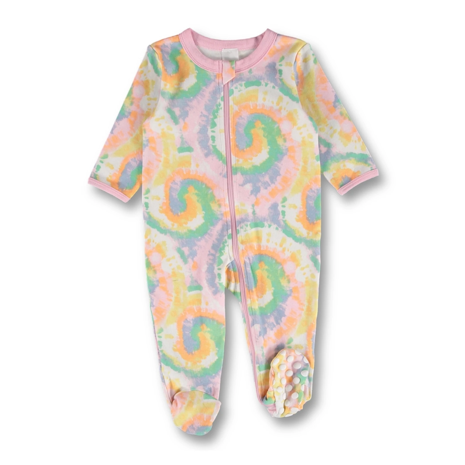 Full Length Long Sleeves Baby Romper Combed Cotton Wholesale Summer Jumpsuits Zipper Front Closure Custom Baby Girl Rompers