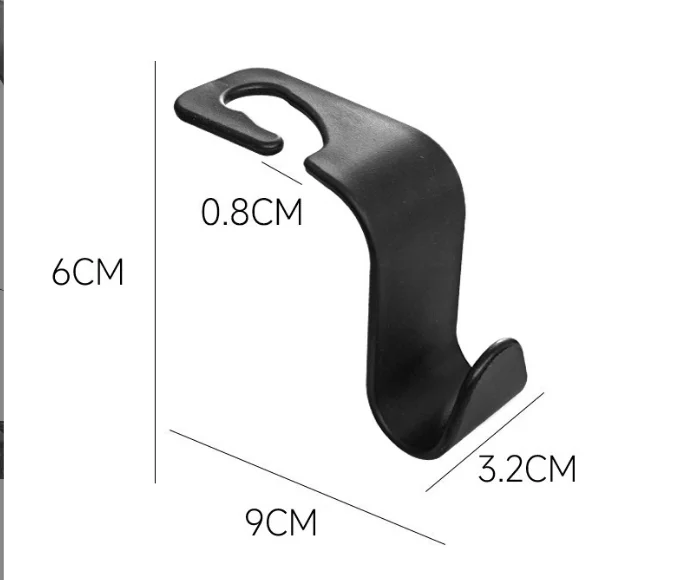 Car Interior Accessories Auto Seat Hook Hangers Storage Organizer Car Seat Headrest Hook