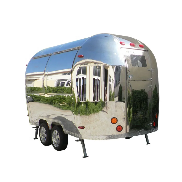 2022 Low Price dessert ice cream vending trailer / fast food cart With Street Car for sale