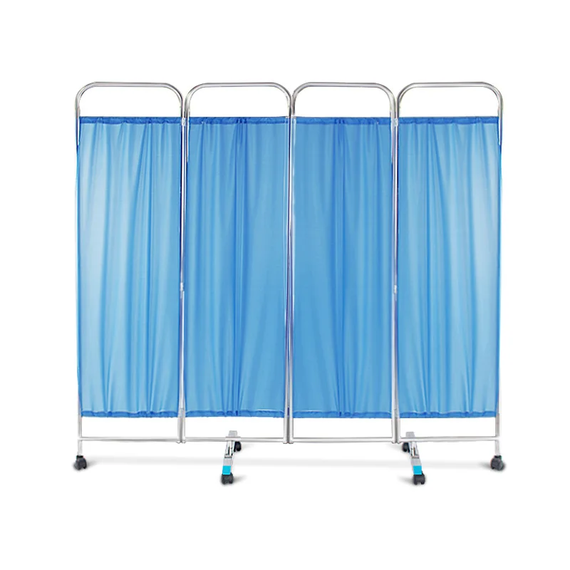 Medical Mobile Folding Bedside Clinic Hospital Furniture Room Divider Ward Screen