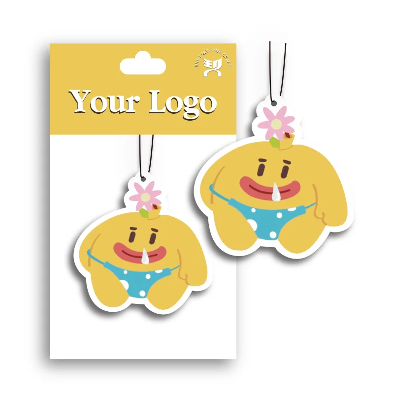 Customized Design Hanging Air Freshener With Multiple fragrances Clean the air inside the car