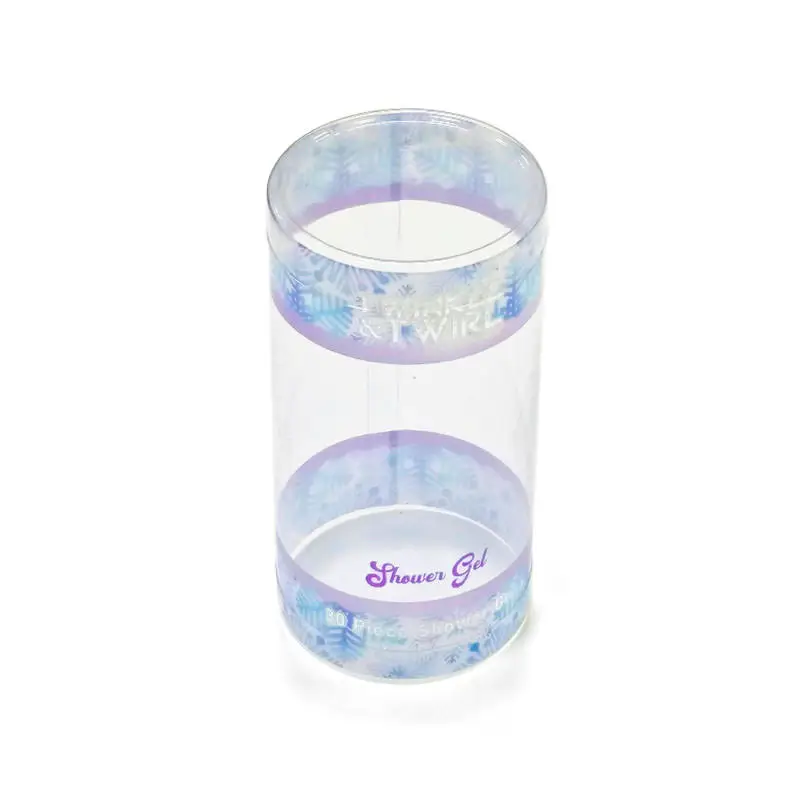 Accept Custom Clear PVC PET RPET PP Tube Plastic Shower Gel Personal Care Packaging Box
