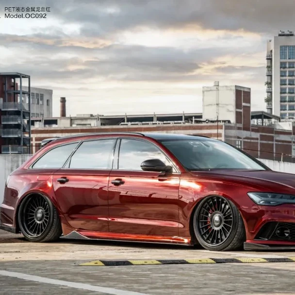 New Arrival Color Dragon Blood Red Auto Body Decoration PVC  Vinyl Car Design Wrapping Film
