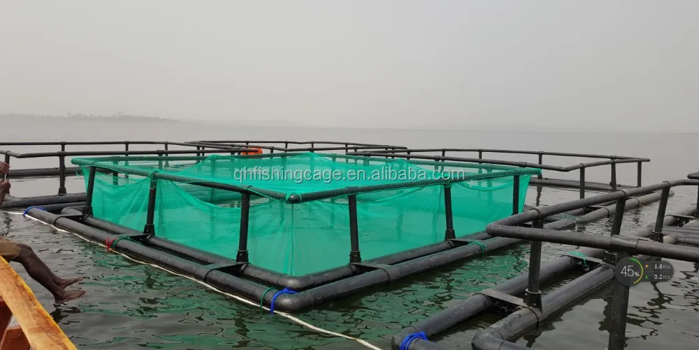 High quality hdpe fishing farming cage for aquaculture trap