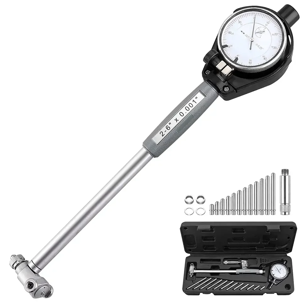Metric and Inch dial bore Gauge Of Measuring Tools mitutoyo type indicator High quality dial bore gauge 2-6 inch 0.001mm