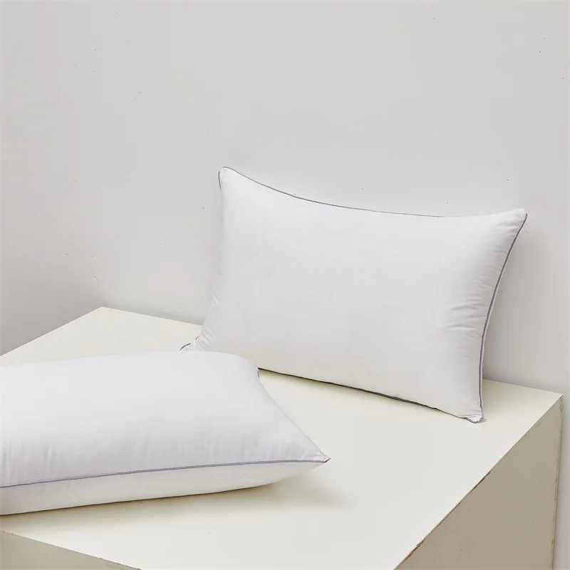 Hotel Pillow  White Cotton Popular Pillows Down  Alternative Filling  For  Healthy Sleeping Hotel Pillow Luxury