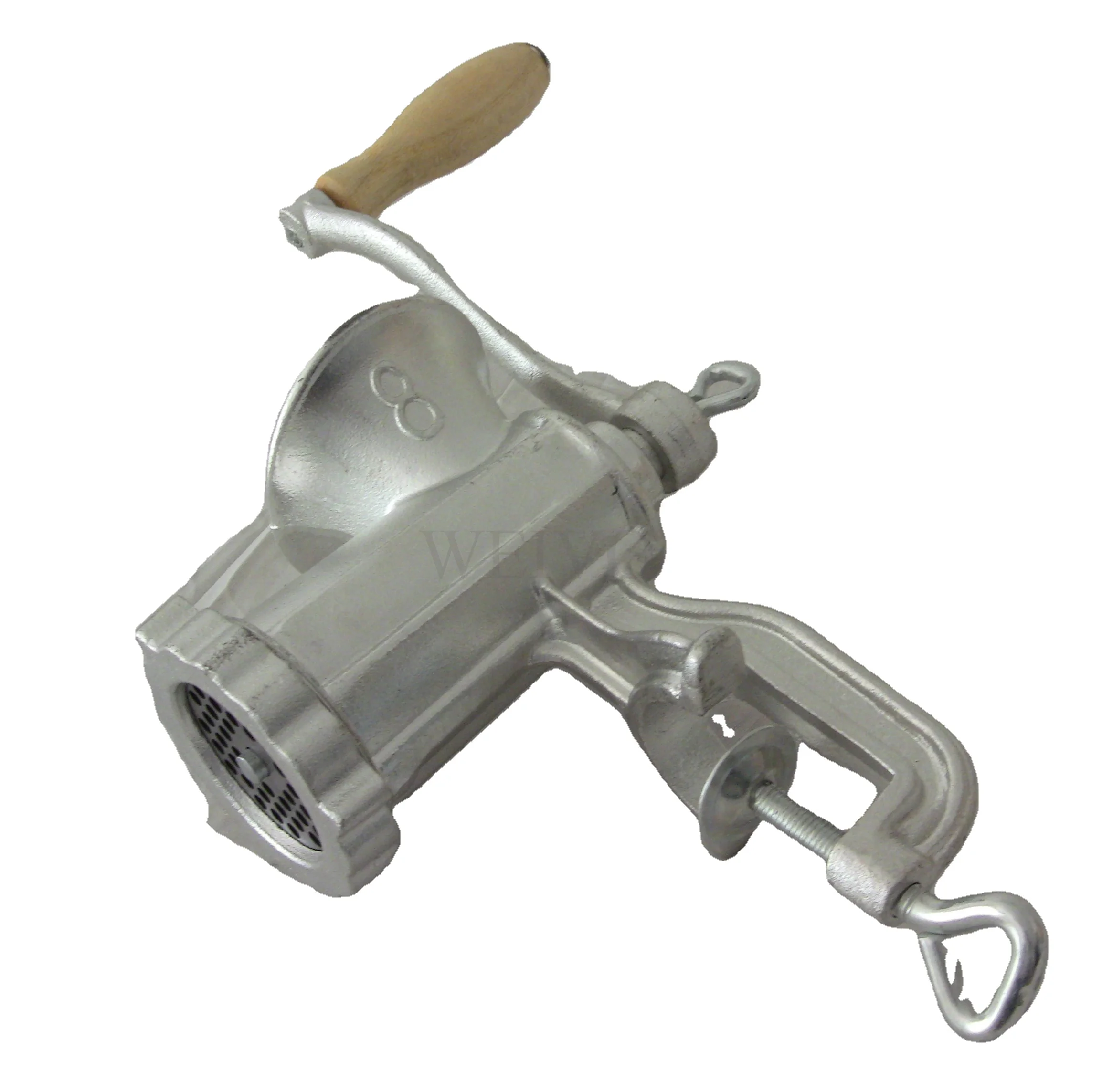 Cast Iron Handle Operating Meat Mincer Manual Meat Mixer Grinder