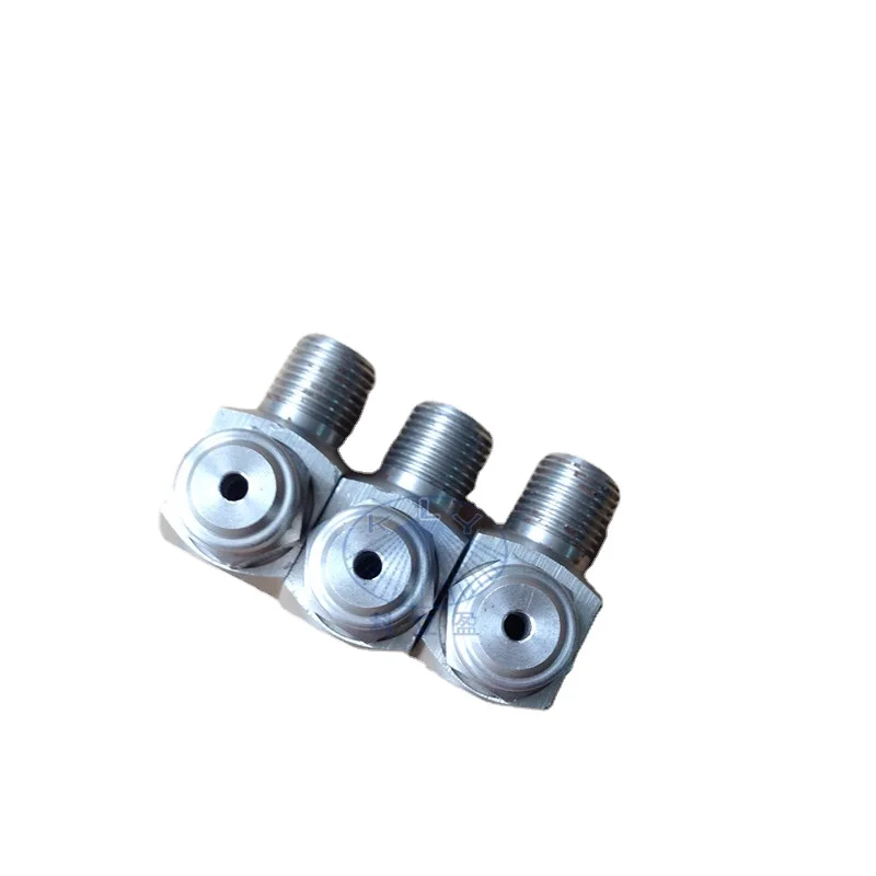 Angle type water jet full cone nozzle