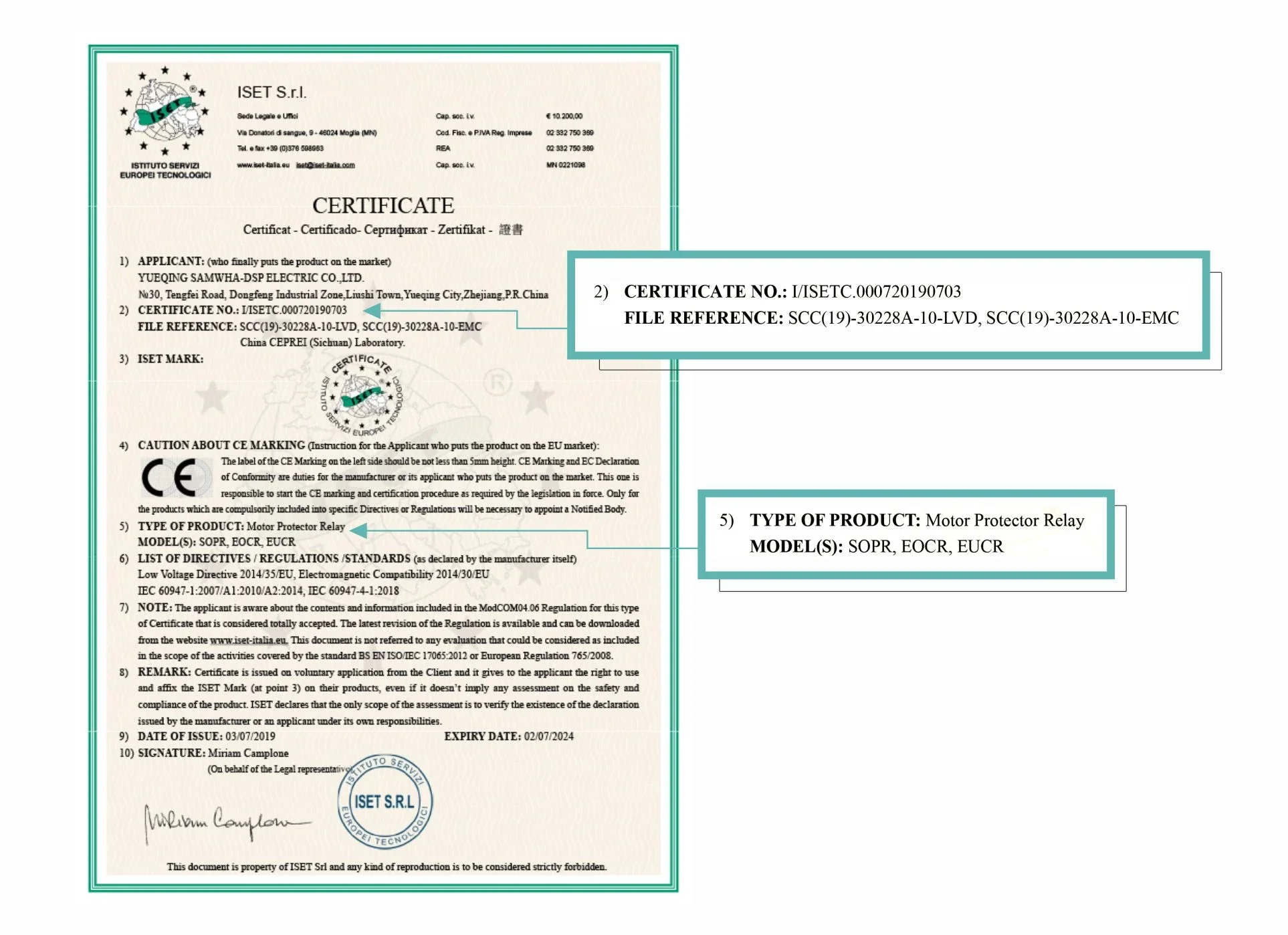 SAMWHA-DSP EOCR SOPR-3DE-60 60A Digital Over Current Protection Relay Electric Motor Overload and Phase Loss