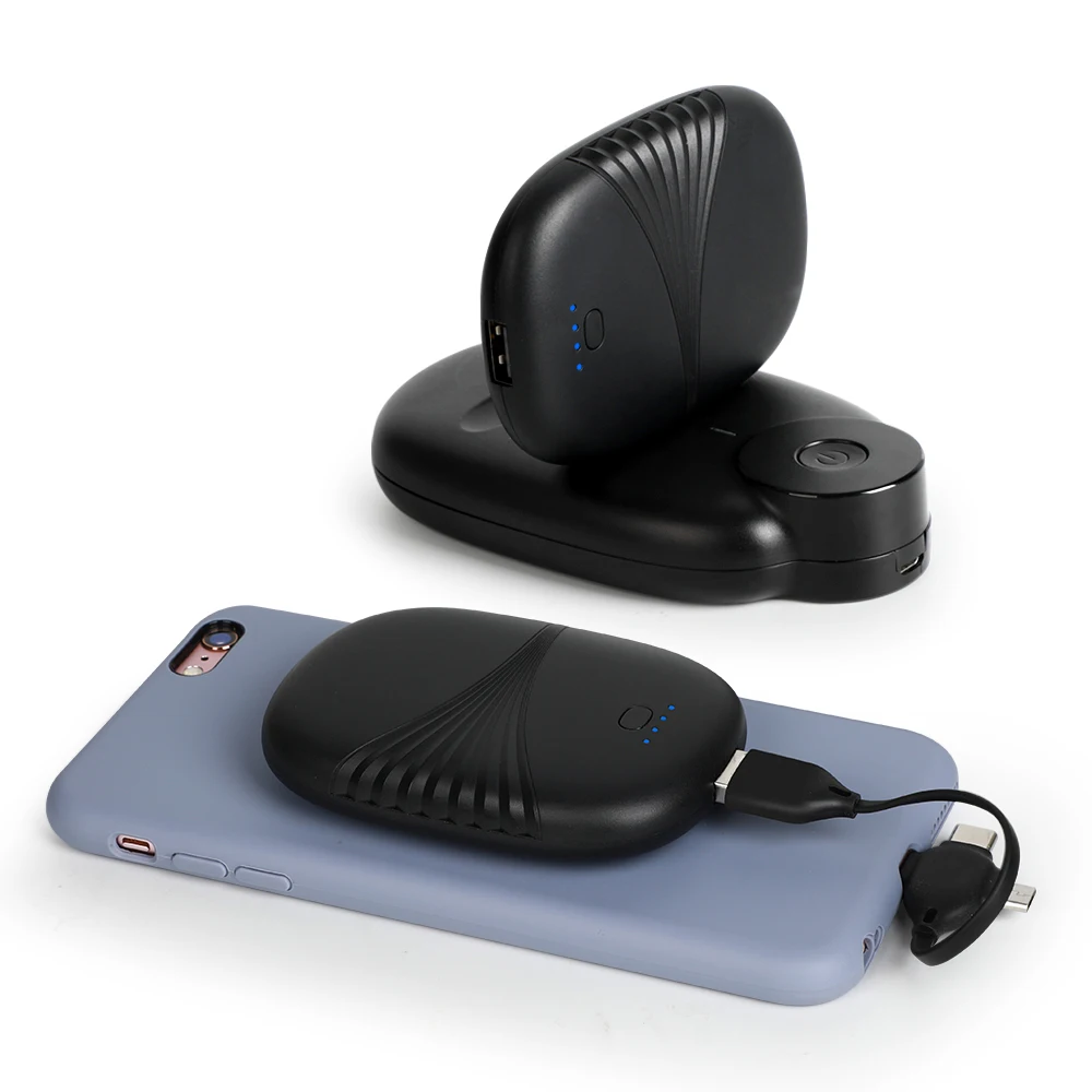 
NTE new Style magnetic power bank 4000mah portable wireless charger station 