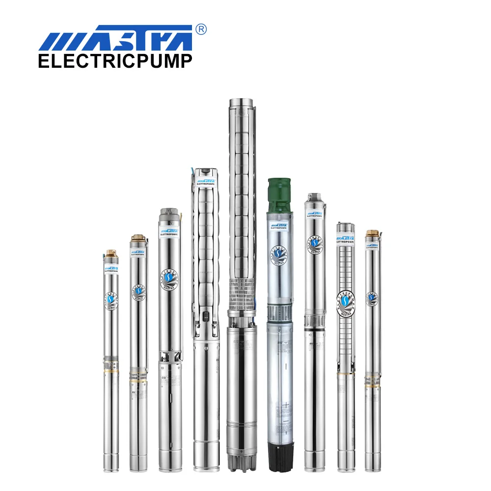 Mastra German Technology Deep Well Pump Borehole Water Pumps 3 Inch Full Stainless Steel Submersible Pump