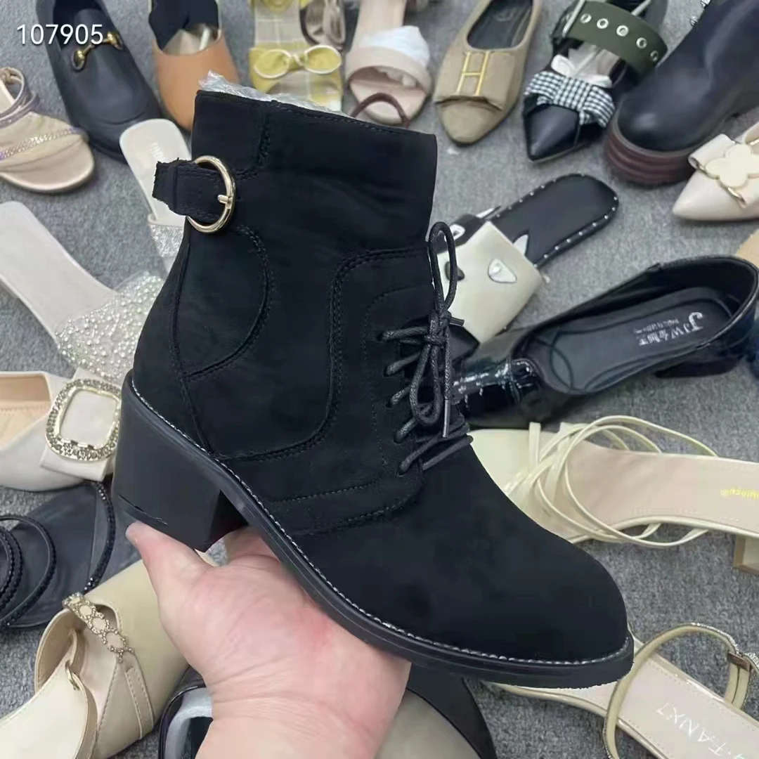 Bulk Wholesale Cheap Ladies Flat Fashion Slippers Boots Sneakers Mixed Stocks Shoes