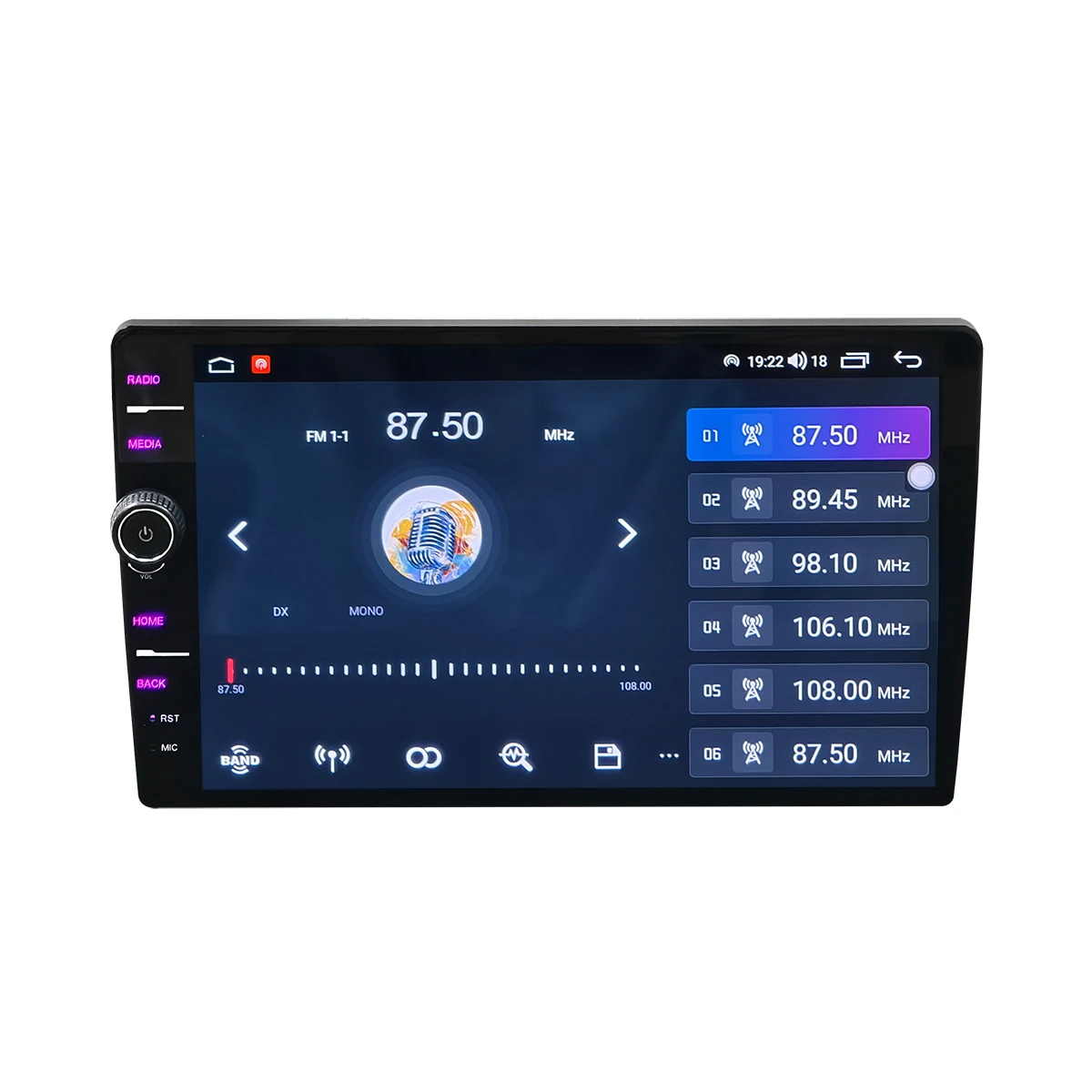 Универсальный GPS-навигатор мультимедийный плеер Android 10 дюймов 2 Din 8 + 128 г сенсорный экран автомобильное радио стерео DVD авто
