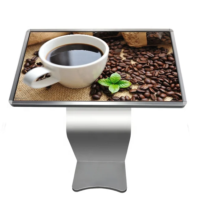 Factory Supply Horizontal Touch Monitor 43 Infrared Touch  Display Kiosk All In One 42 Floor Stand Interactive LCD Screen Indoor