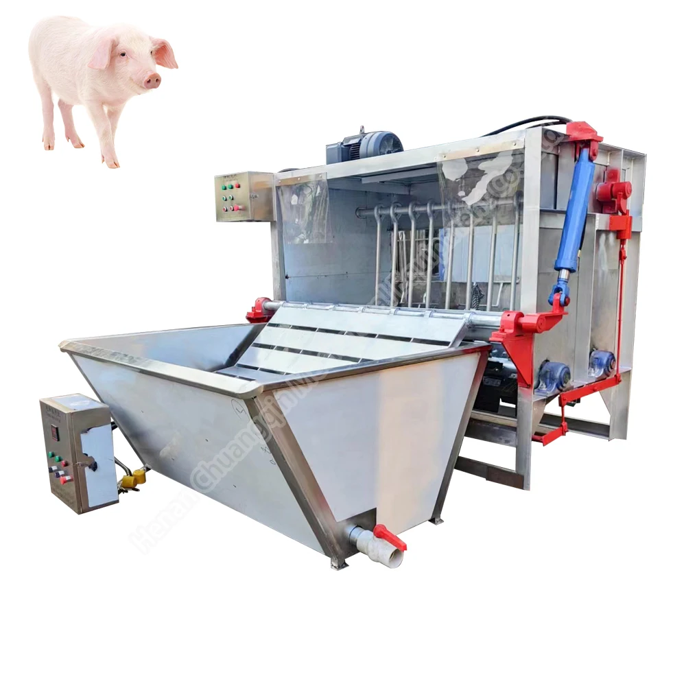 Goat Sheep Head Feet Hair Remove Dehairing Machine pig hair removal machine scalding pig processing plant
