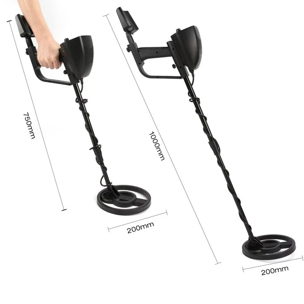 The new enhanced portable handheld underground metal detector can detect a depth of 8m.