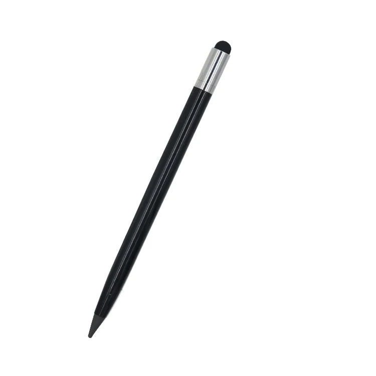 Black Wood Pencils in Metal Can Impervious to Wiping off