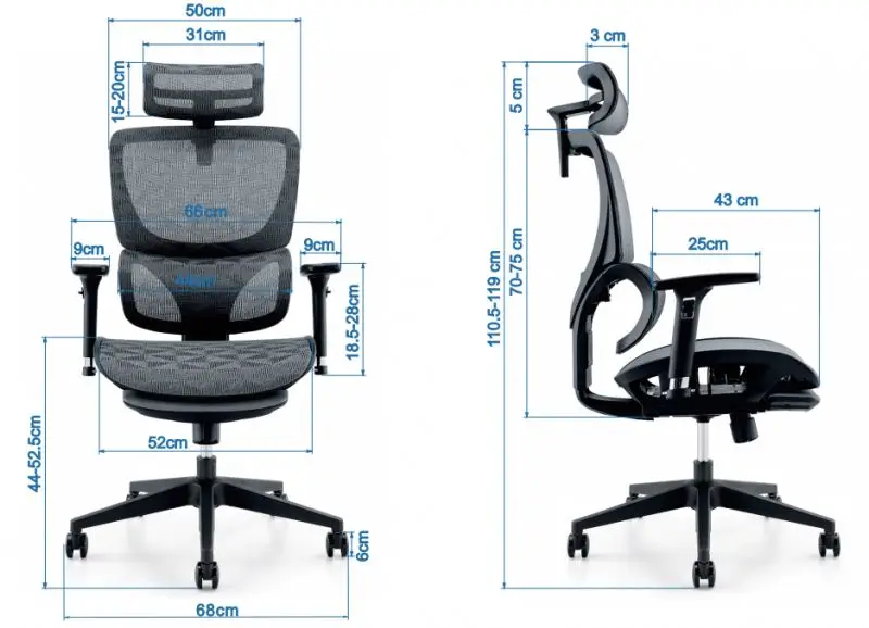 2022 New Design On Sale Good High Back Durable Ergonomic Game Chair with Flexible Lumbar