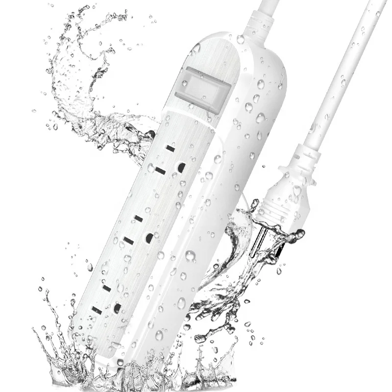 Outdoor surge Protection power panel IPX6 grade waterproof for terrace fittings flat plug smart life smart power strip socket