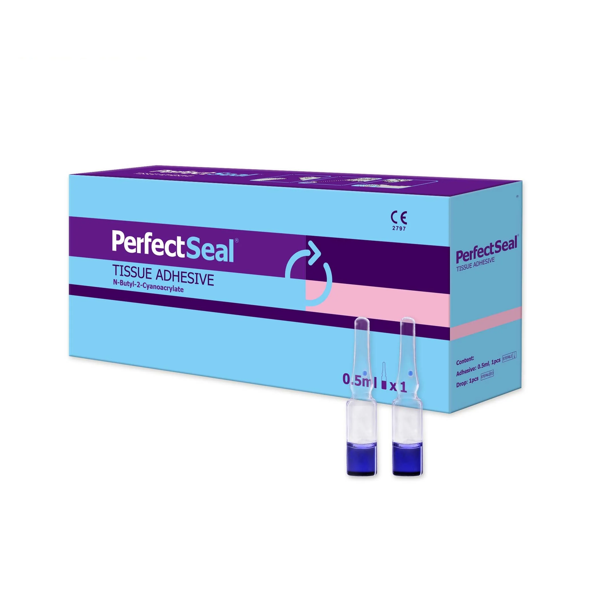 N-бутилцианоакрилат, медицинский клей, гистоакрил, ампул, хирургический клей