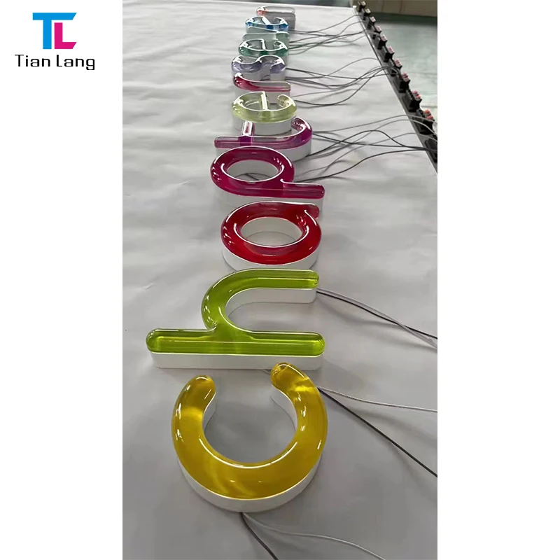 Manufacturer Custom Outdoor Popular 3D Illuminated Store Advertising Letter Logo Signs Led Backlit Channel Letter Sign
