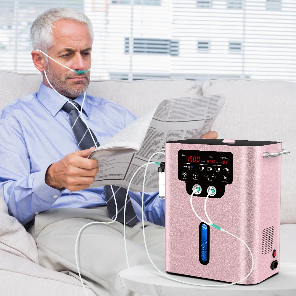 Suyzeko Water Electrolysis Machine Hydrogen Inhalation Machine Breathing Gas Hydrogen Generator for hydrogen water making